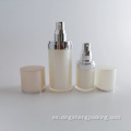 Embalaje cosmético 15 ml 30 ml Pequeño plástico blanco Botella de loción acrílico cosmético 50ml